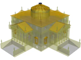 Villa Rotonda (Italy) 3D Model