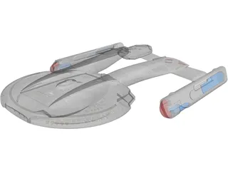 Star Trek Akira Class 3D Model