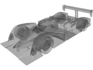 Peugeot 2008 Le Mans 3D Model