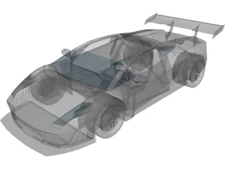 Lamborghini Gallardo GT3 Cup 3D Model