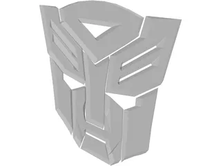 Transformers Autobot Symbol 3D Model