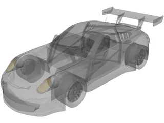 Porsche 911 997 GT3 Cup 3D Model