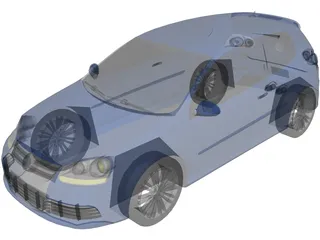 Volkswagen Golf V R32 3D Model