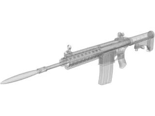 AR-15 3D Model