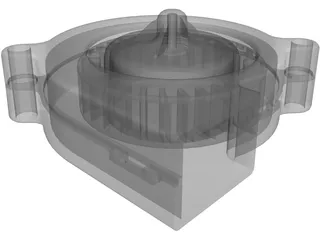 Radial Fan (57mm Pitch) 3D Model