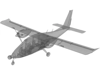 Vulcanair P.68 Observer 3D Model