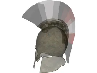 Greek Helmet 3D Model