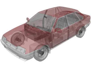 VAZ 21099 3D Model