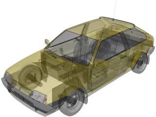 VAZ 2108 3D Model