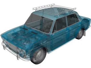 VAZ 2103 3D Model