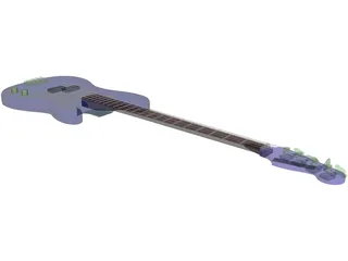 Bass Guitar 3D Model