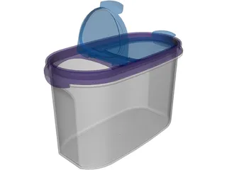 Tupperware Box 3D Model