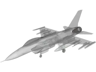 F-16 Falcon 3D Model