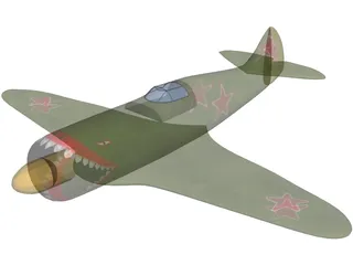 Lavochkin La-5 3D Model