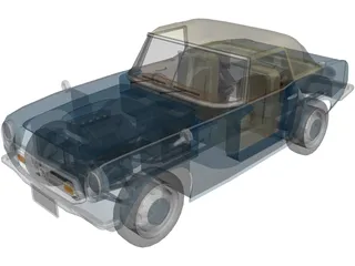 Honda s800 3D Model