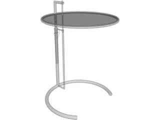 Barcelona Cocktail Table 3D Model