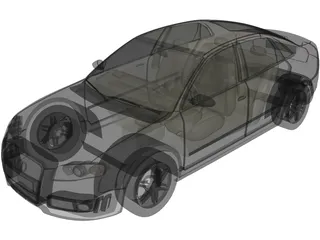 Audi RS4 3D Model