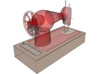 Zinger Toy Wewing Machine 3D Model
