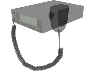 2 Way Radio 3D Model