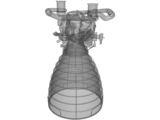 Space Shuttle Main Engine 3D Model