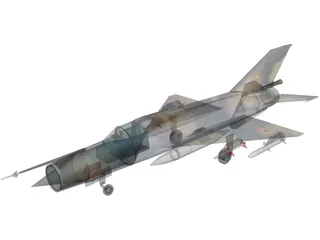 MiG-21 LanceR C 3D Model