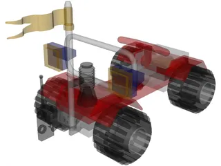 LEGO Car 3D Model