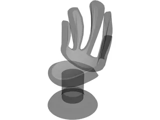 Hand Chair 3D Model