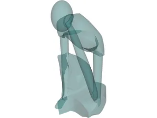 Abstract Moods Sculpture 3D Model