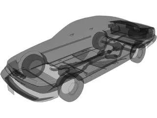 Ford Crown Victoria (1996) 3D Model