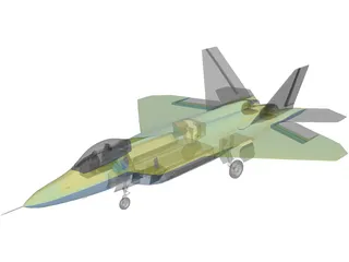 F/A-22 Raptor 3D Model