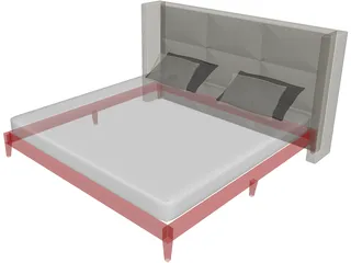 Mura Design Bed 3D Model