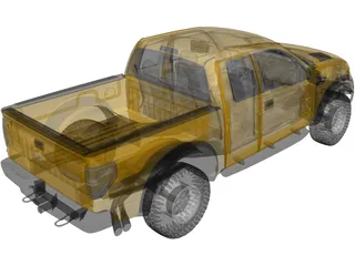 Ford SVT Raptor (2014) 3D Model
