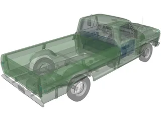 Ford F100 (1970) 3D Model