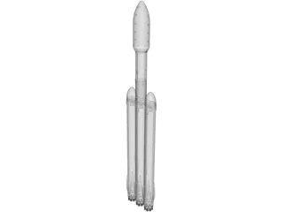 Falcon 9 Rocket 3D Model