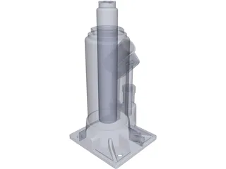 Hydraulic Jack 3D Model