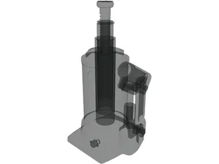 Hydraulic Jack 3D Model