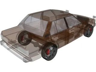 Toyota Corolla DX 3D Model