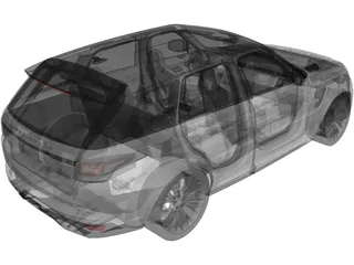 Range Rover Sport SVR 3D Model