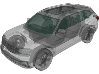 Volkswagen Atlas R-Line (2017) 3D Model