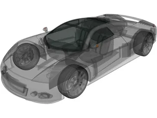 Chrysler ME 4-12 Concept (2004) 3D Model