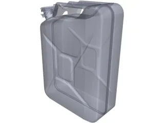 Jerry Can 20 Litres 3D Model