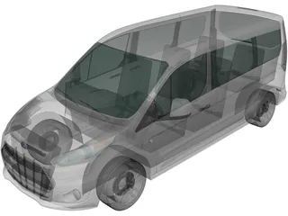 Ford Tourneo Connect (2014) 3D Model