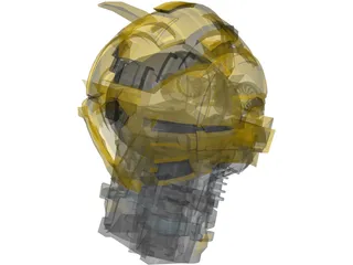 Bumblebee Head 3D Model