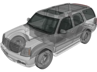 Cadillac Escalade (2002) 3D Model