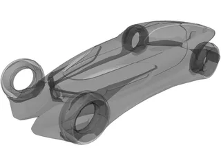 Mercedes-Benz Silver Arrow 3D Model