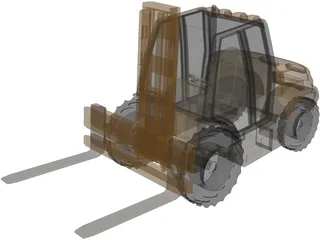 Forklift 3D Model