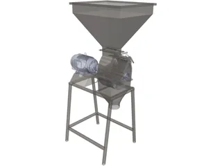 Grain Crusher 3D Model