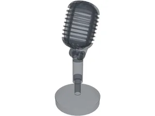 Shure 55 Microphone 3D Model