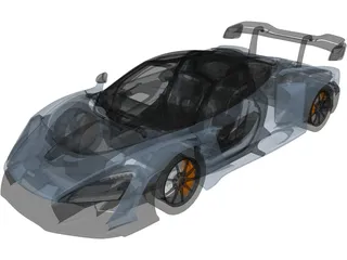 McLaren Senna (2019) 3D Model