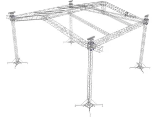 Eurotruss ST Groundsuport 3D Model